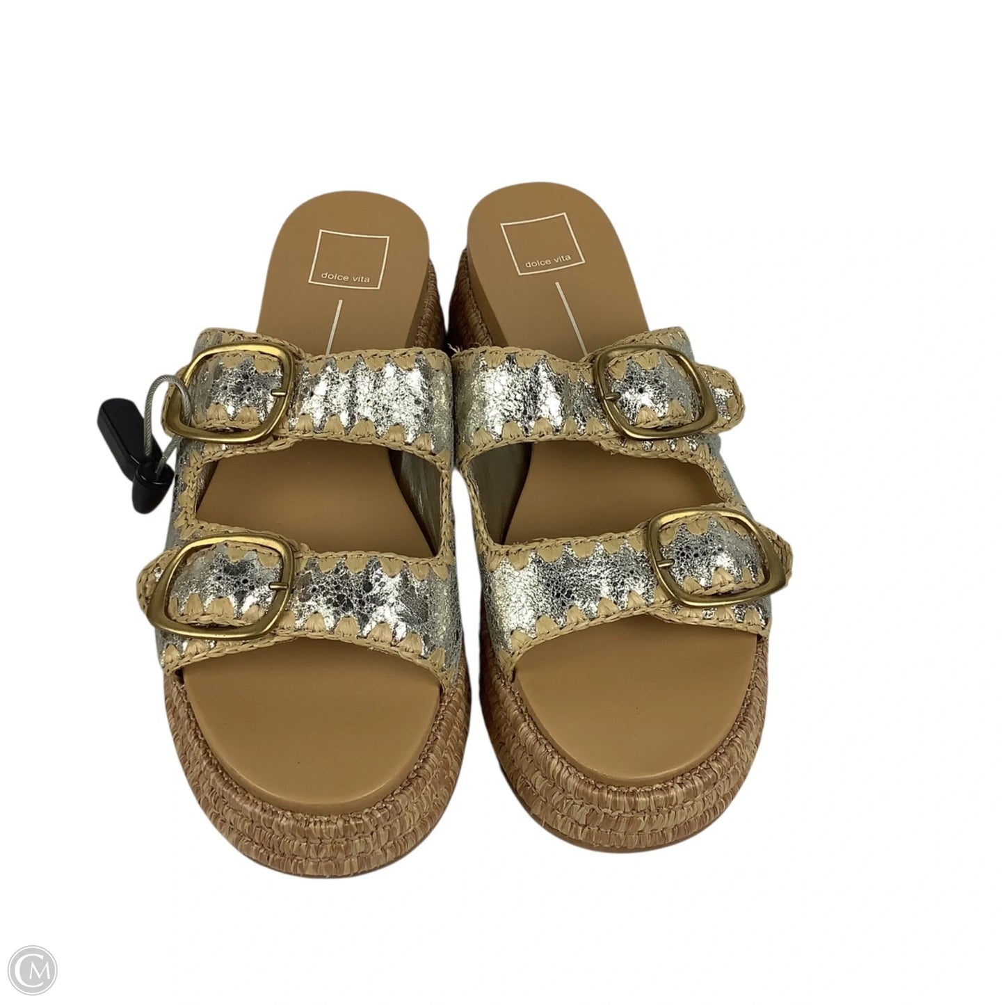 Sandals Heels Platform By Dolce Vita In Tan, Size: 11