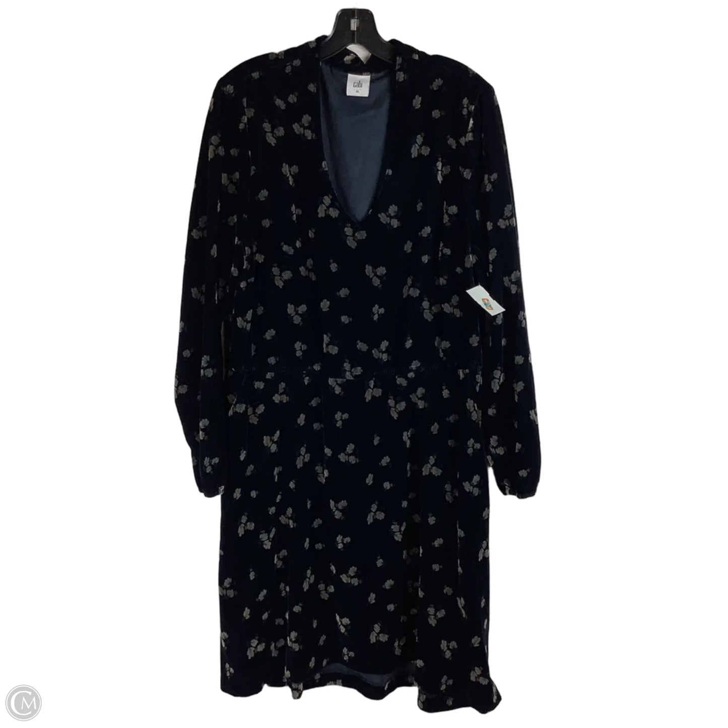 Dress Casual Midi By Cabi In Blue, Size: Xl