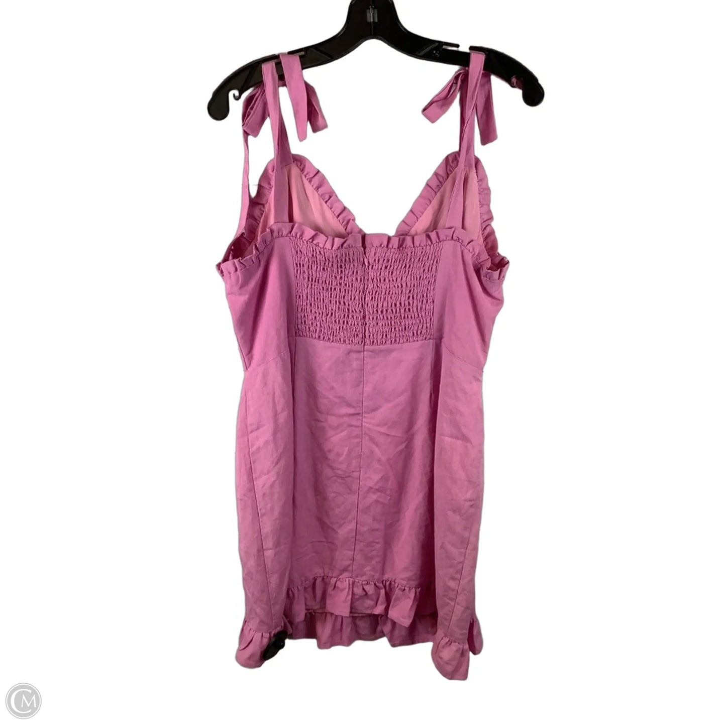 Dress Party Midi By Clothes Mentor In Pink, Size: L