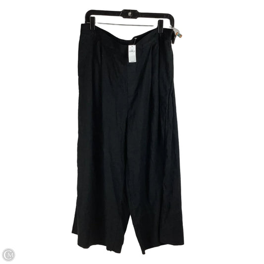 Pants Linen Blend By Banana Republic In Black, Size: L