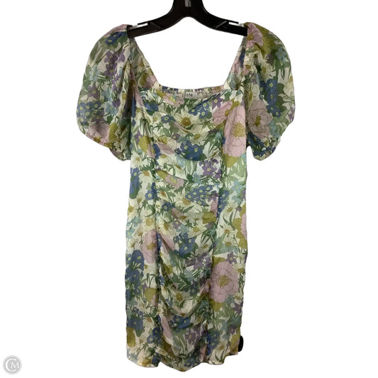 Dress Party Short By Fate In Floral Print, Size: S