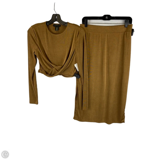 Skirt Set 2pc By House Of Harlow In Gold, Size: M