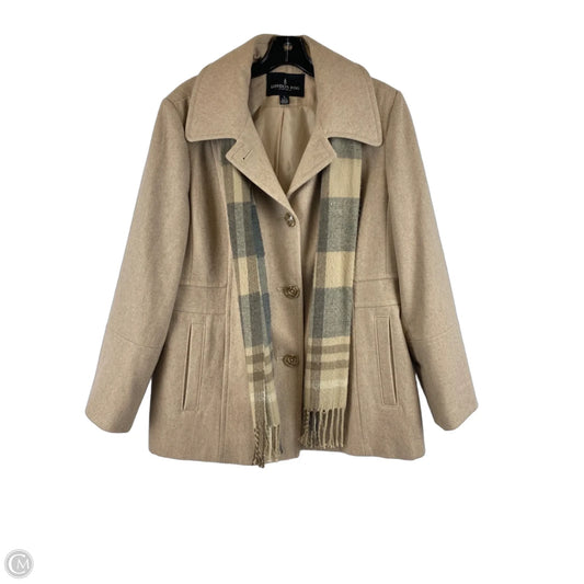 Coat Peacoat By London Fog In Tan, Size: L