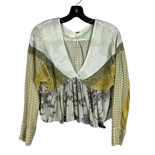 Top Long Sleeve By Free People In Multi-colored, Size: S