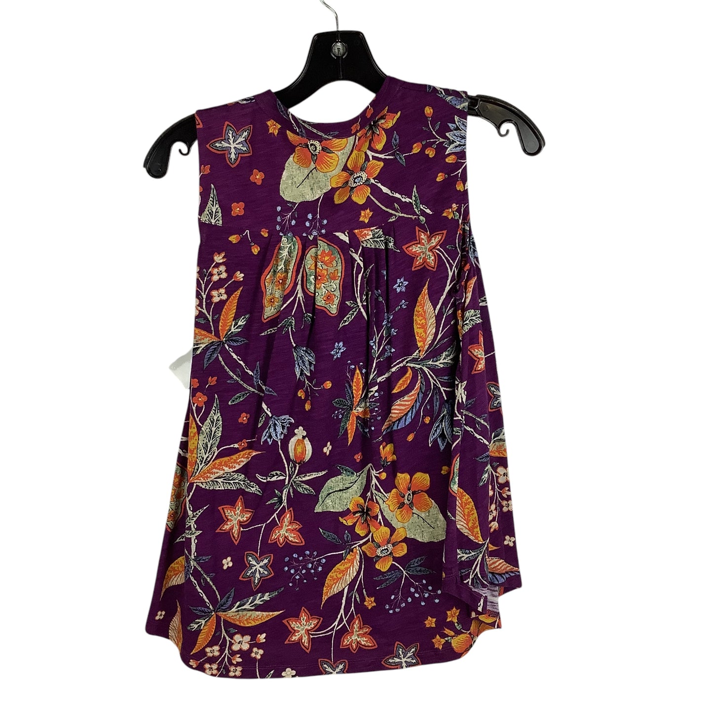 Top Sleeveless By Anthropologie In Purple, Size: S