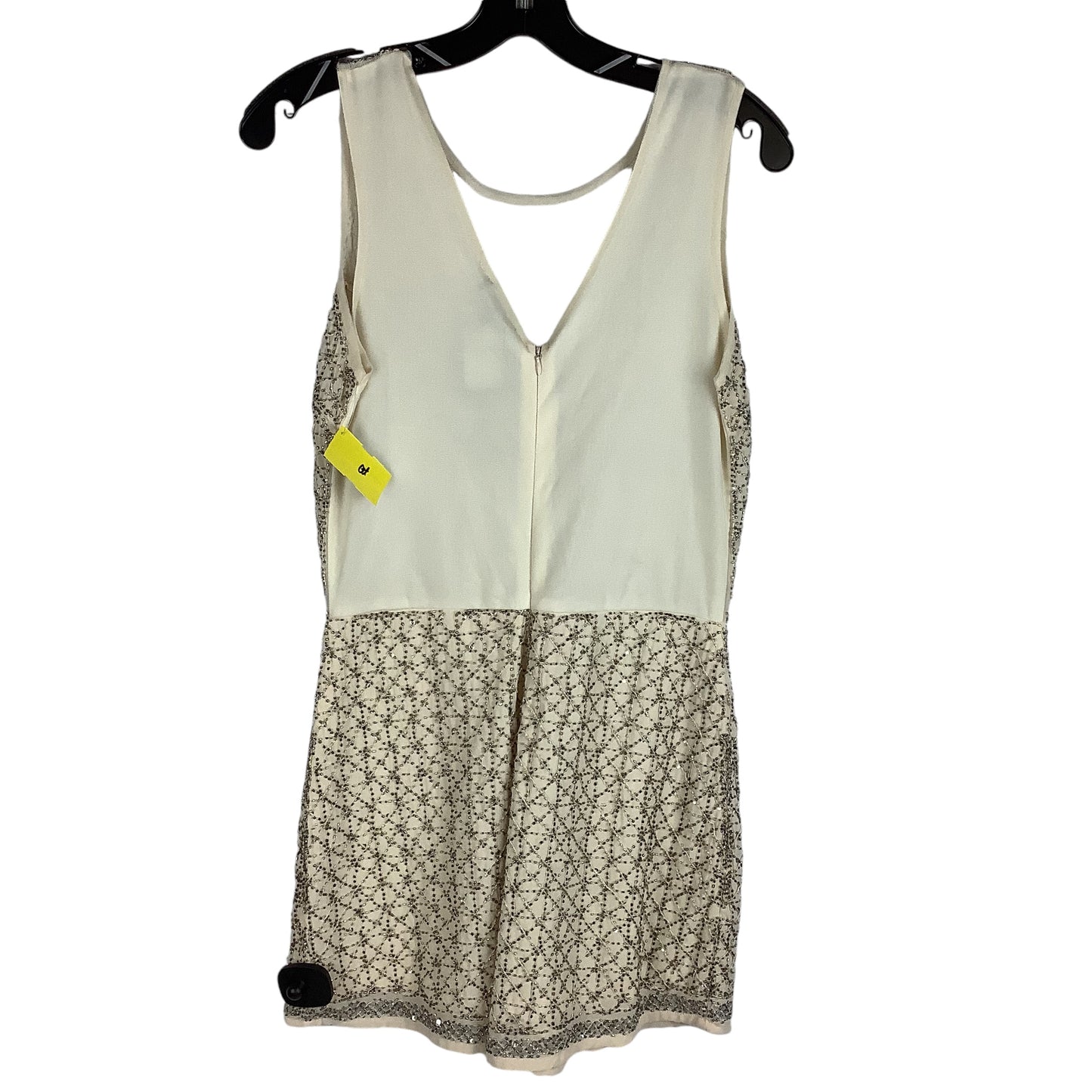 Romper By Clothes Mentor In Cream, Size: M