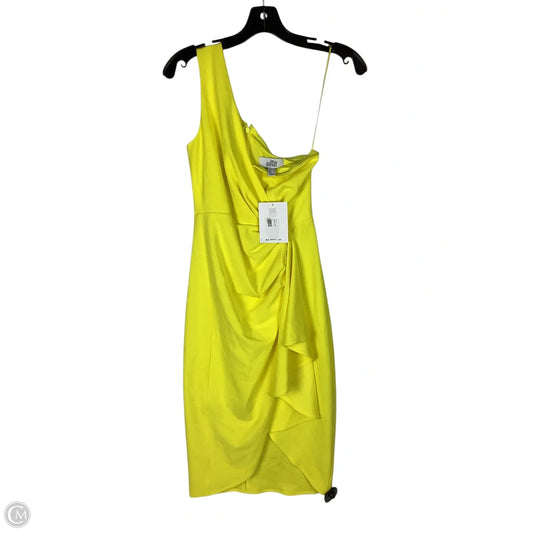 Dress Casual Short By Clothes Mentor In Yellow, Size: 0