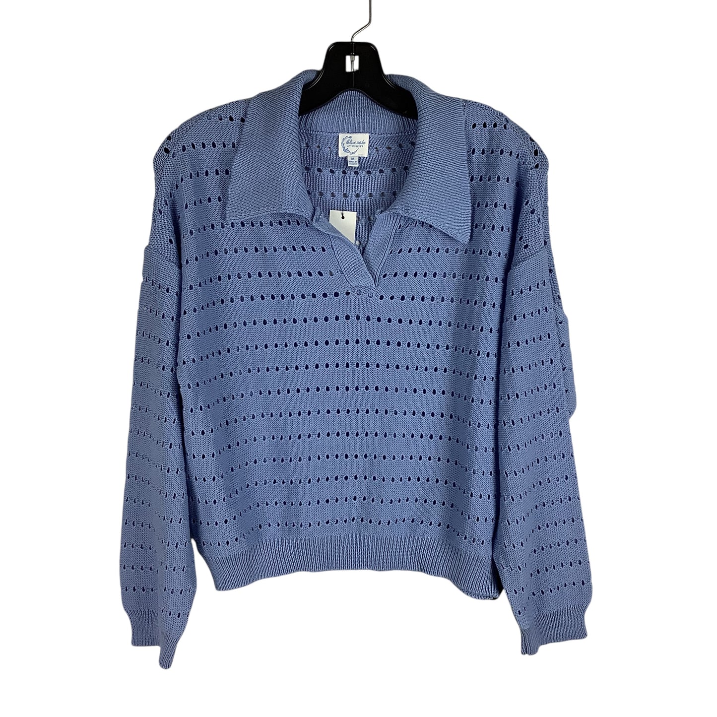 Top Long Sleeve By Clothes Mentor In Blue, Size: M