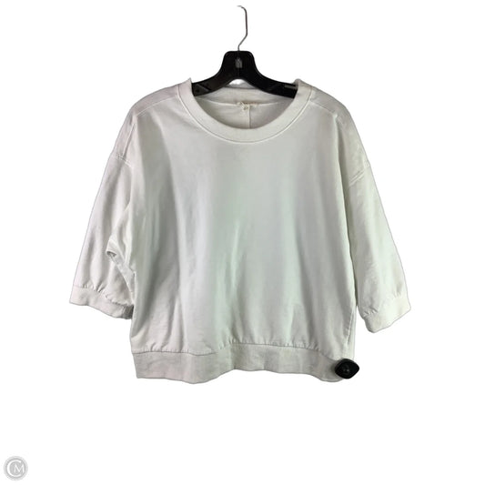 Top Short Sleeve By Jodifl In White, Size: M
