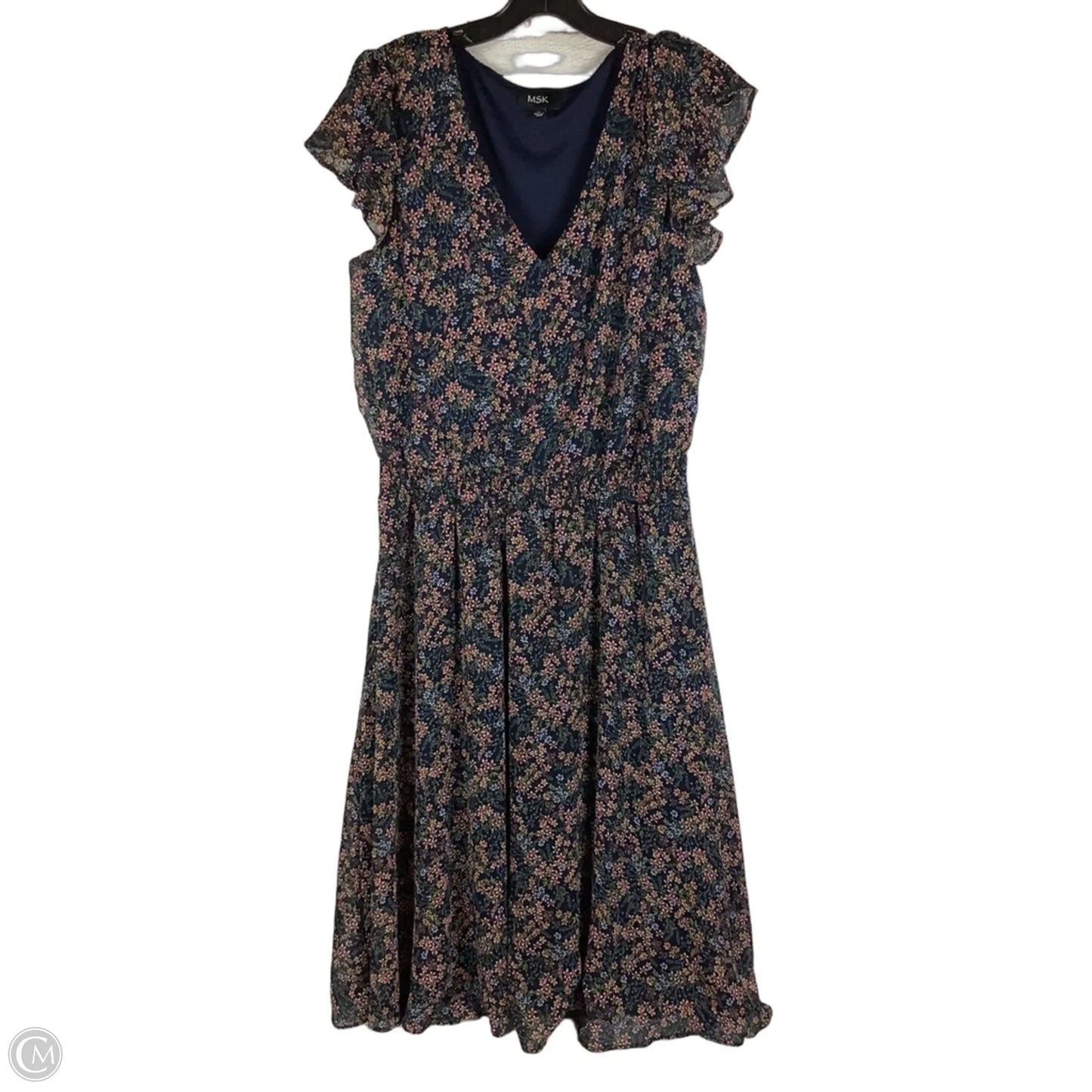 Dress Casual Maxi By Msk In Navy, Size: Xl