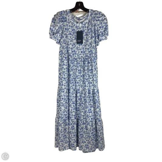 Dress Casual Maxi By Crown & Ivy In Blue, Size: M