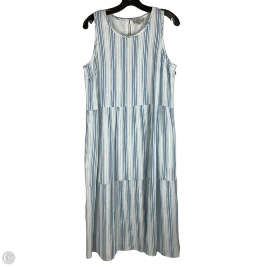 Dress Casual Maxi By Loft In Striped Pattern, Size: M