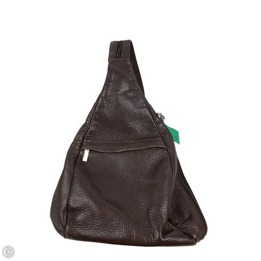 Backpack Leather By Sundance, Size: Medium