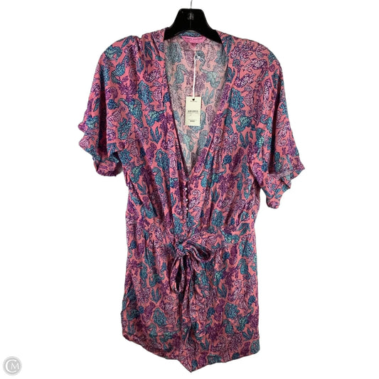 Romper By Simply Southern In Pink, Size: Xl