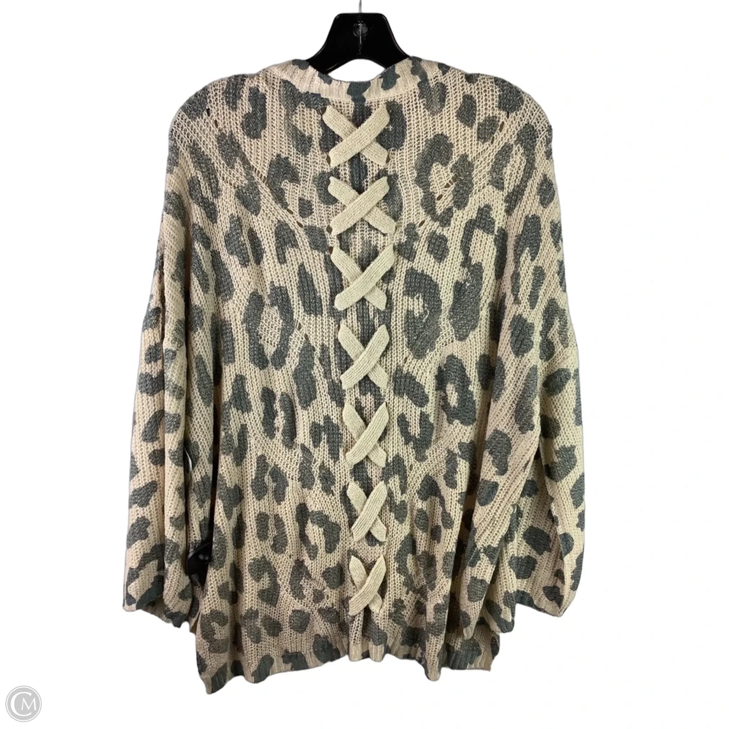 Top Long Sleeve By Pol In Animal Print, Size: M