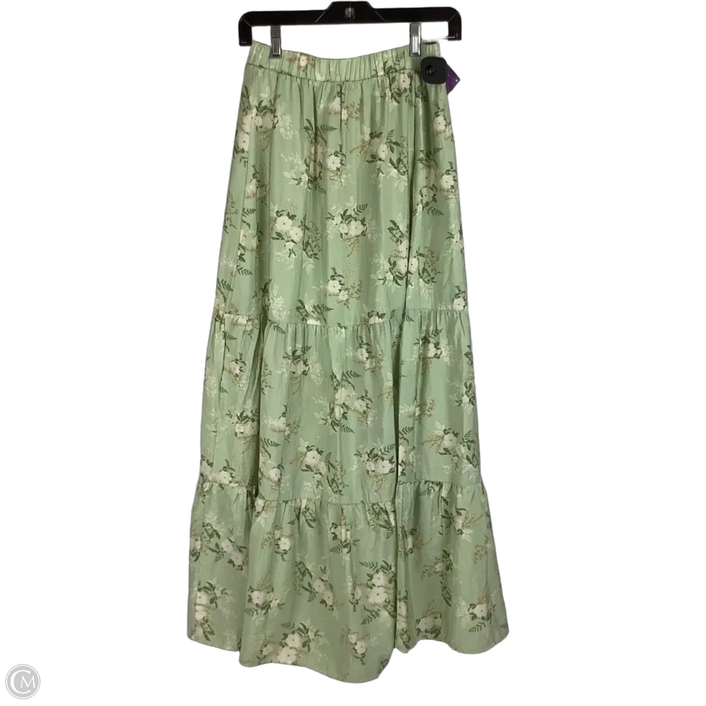 Skirt Maxi By Clothes Mentor In Green, Size: S