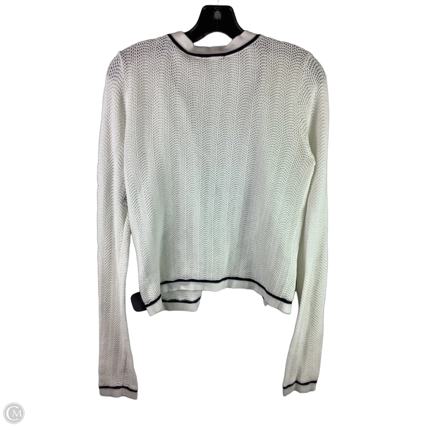 Sweater Cardigan By Cece In White, Size: Xs
