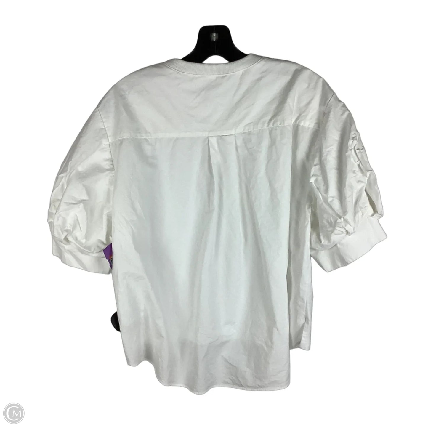 Top Short Sleeve By Pinch In White, Size: S