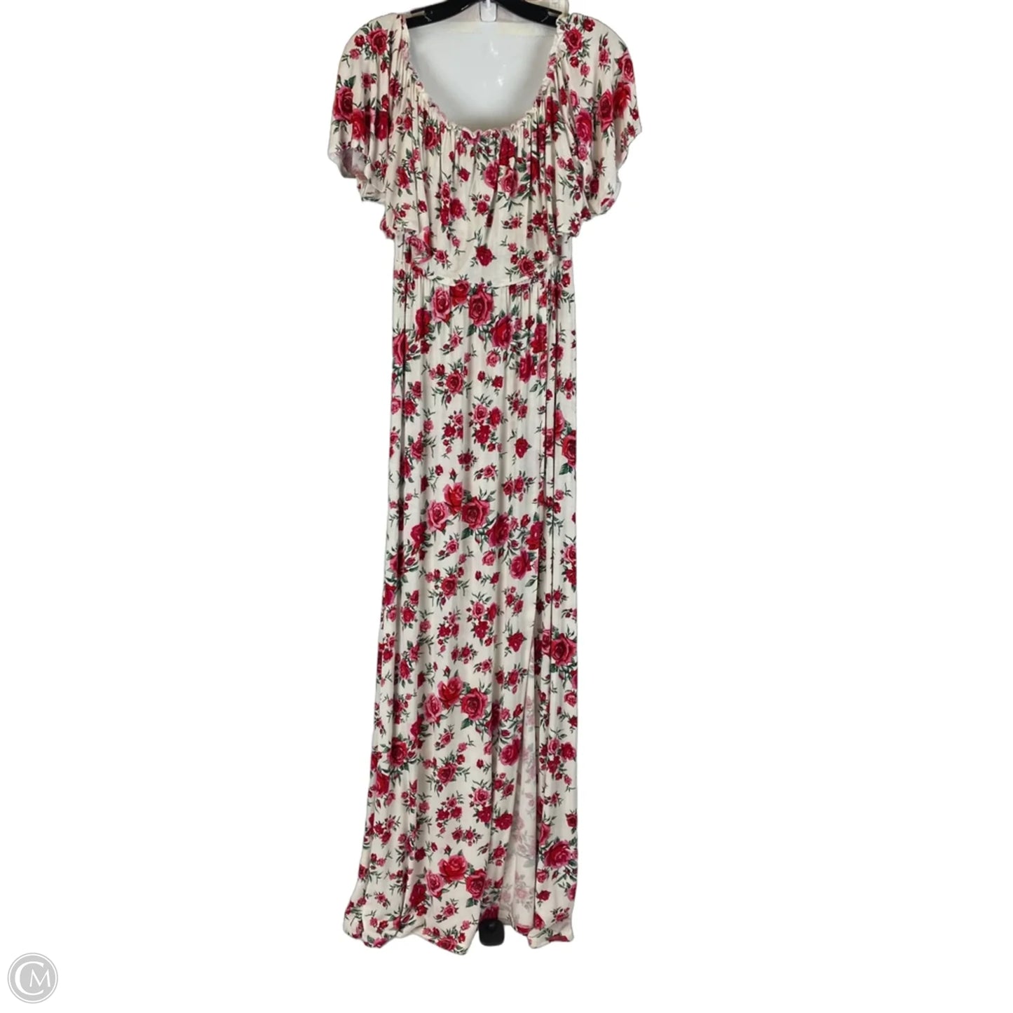 Dress Casual Maxi By H&m In Floral Print, Size: 4