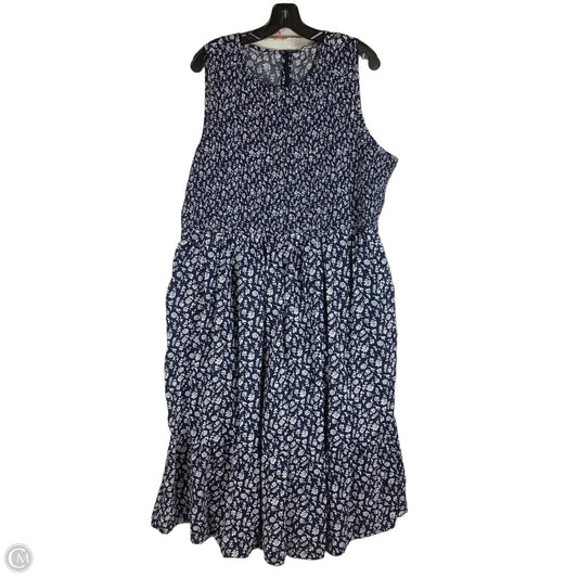 Dress Casual Maxi By J. Crew In Floral Print, Size: 3x