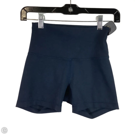 Athletic Shorts By Lululemon In Navy, Size: 4