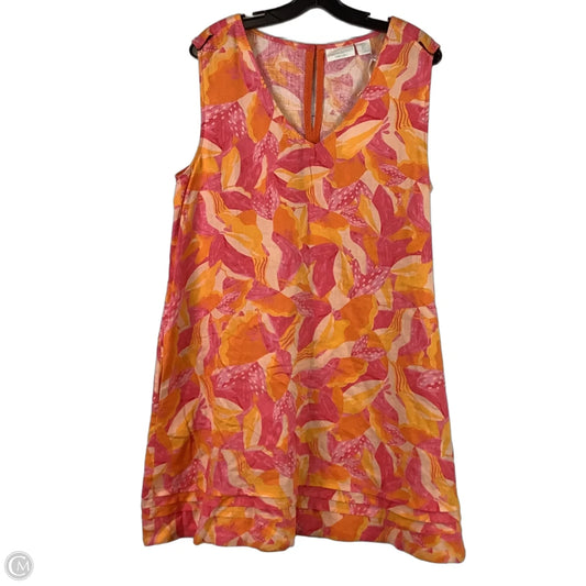 Dress Casual Short By Cynthia Rowley In Floral Print, Size: L