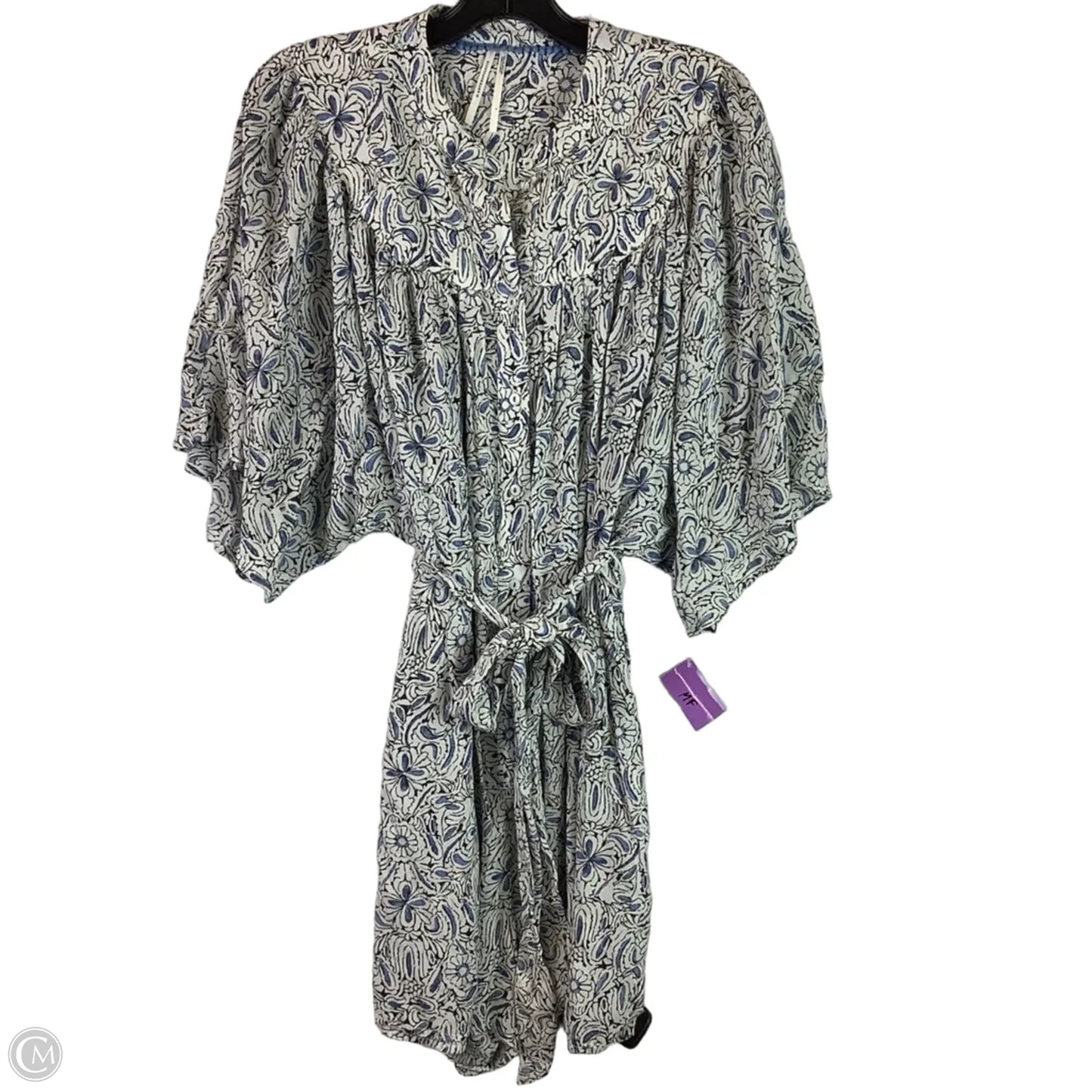Romper By Anthropologie In Floral Print, Size: L