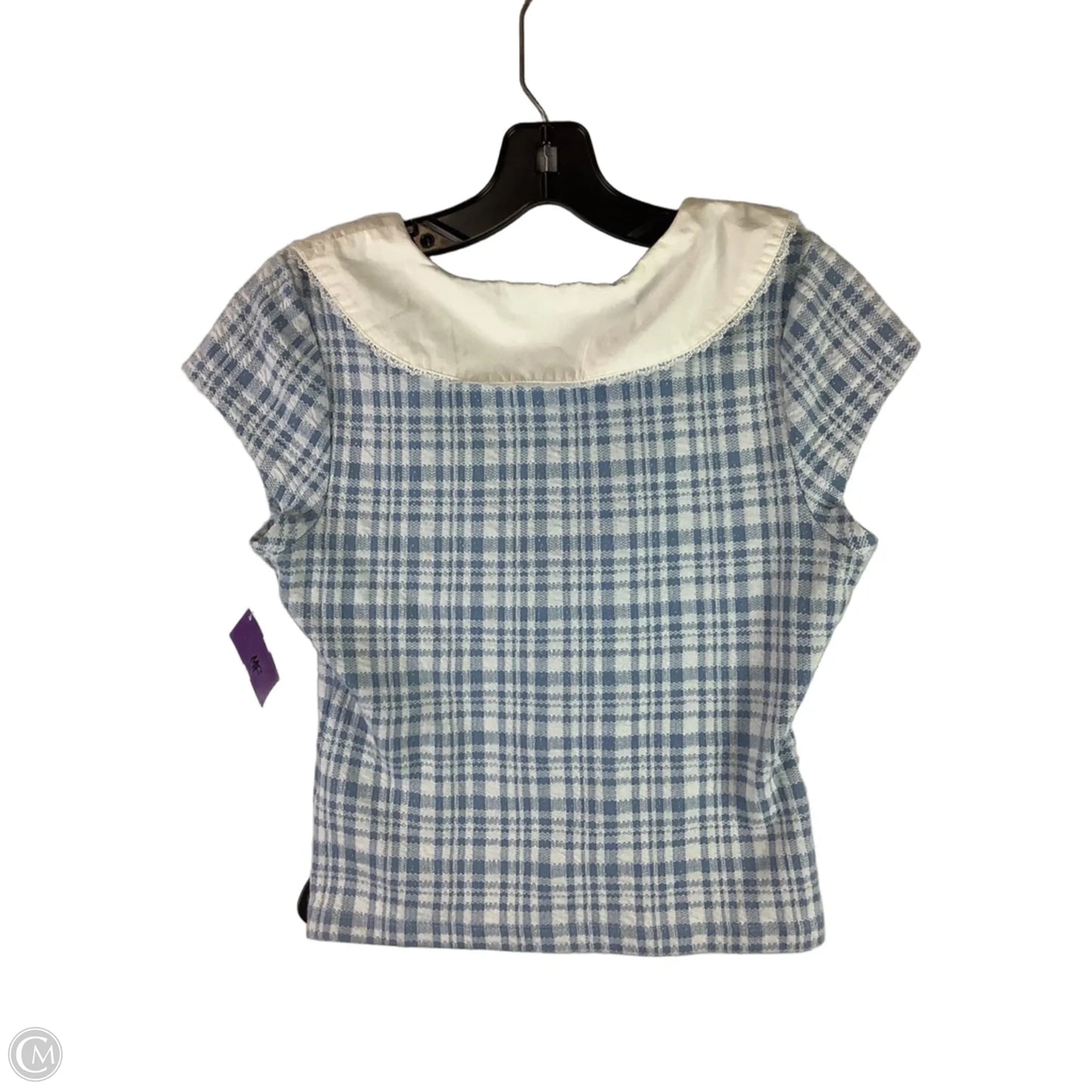Top Short Sleeve By Maeve In Blue, Size: S