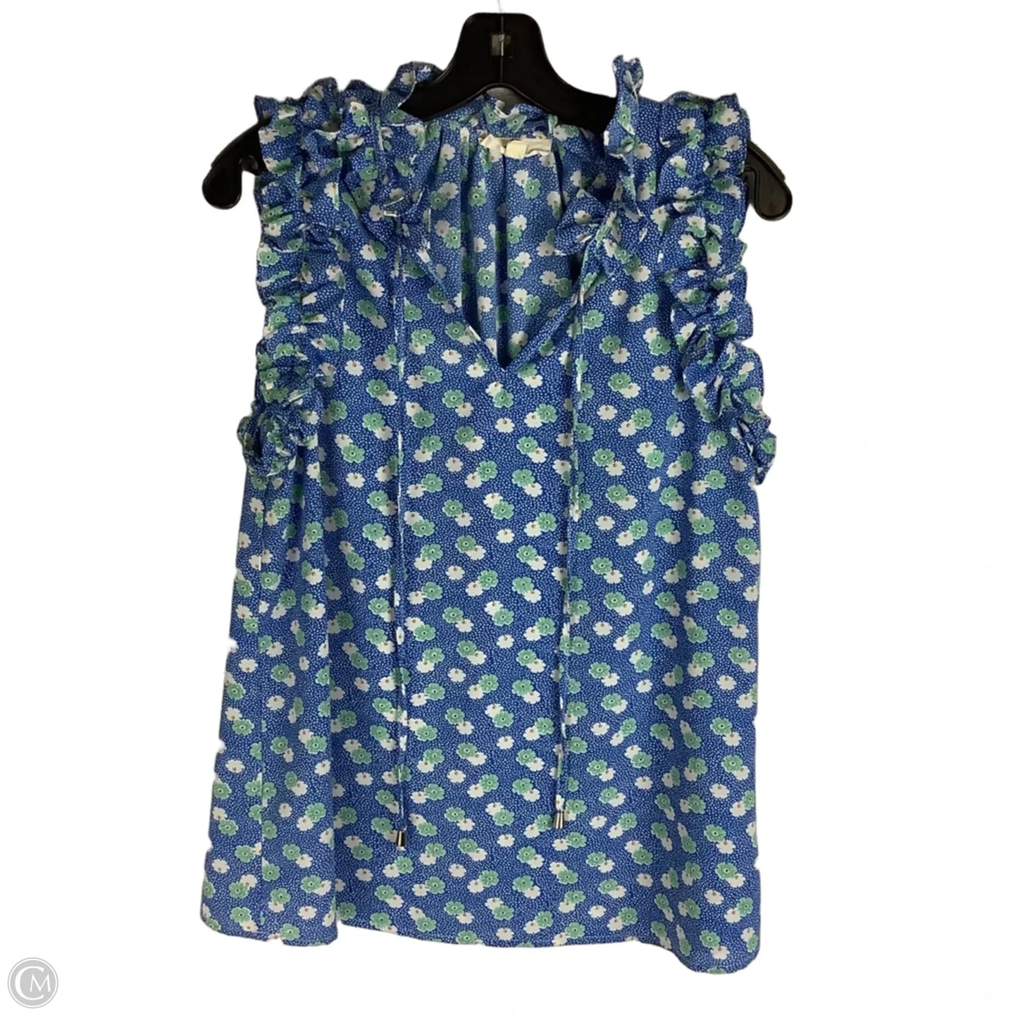 Top Sleeveless By Entro In Blue, Size: L