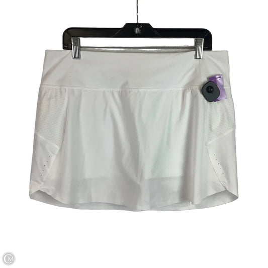 Athletic Skort By Athleta In White, Size: L