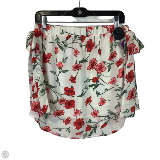 Skirt Midi By Polagram In Floral Print, Size: S