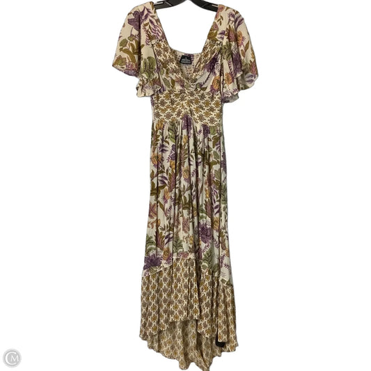 Dress Casual Maxi By Angie In Multi-colored, Size: S