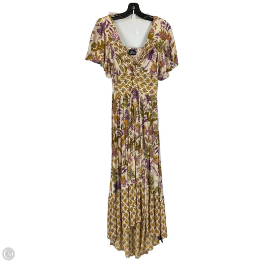 Dress Casual Maxi By Angie In Multi-colored, Size: S