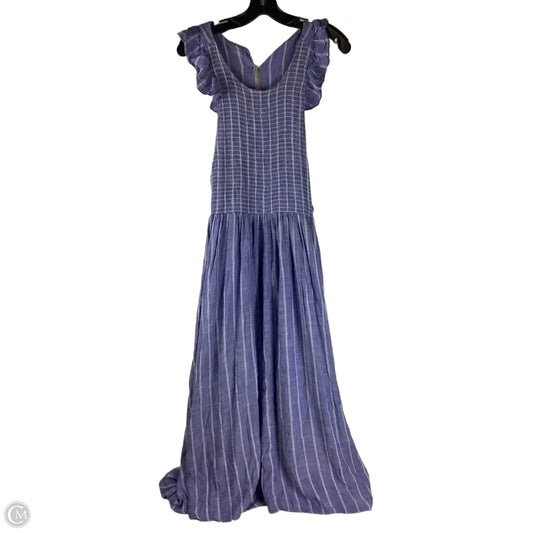 Dress Casual Maxi By Free People In Blue, Size: L