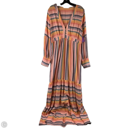 Dress Casual Maxi By Self Contrast In Multi-colored, Size: L