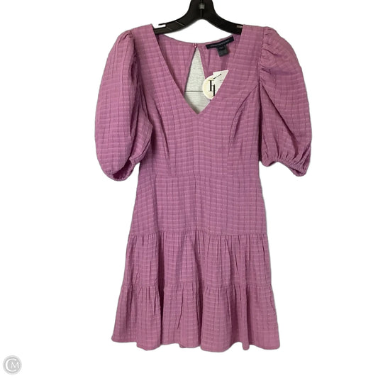 Dress Casual Short By French Connection In Purple, Size: Xxs (2)
