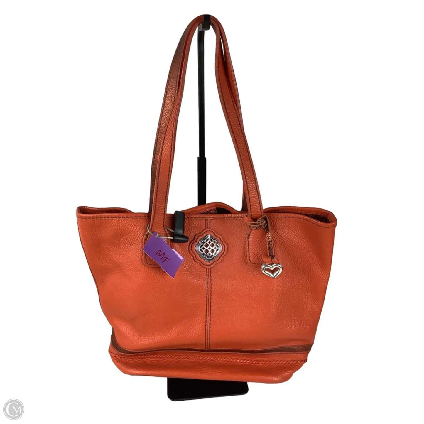 Handbag Leather By Brighton, Size: Medium