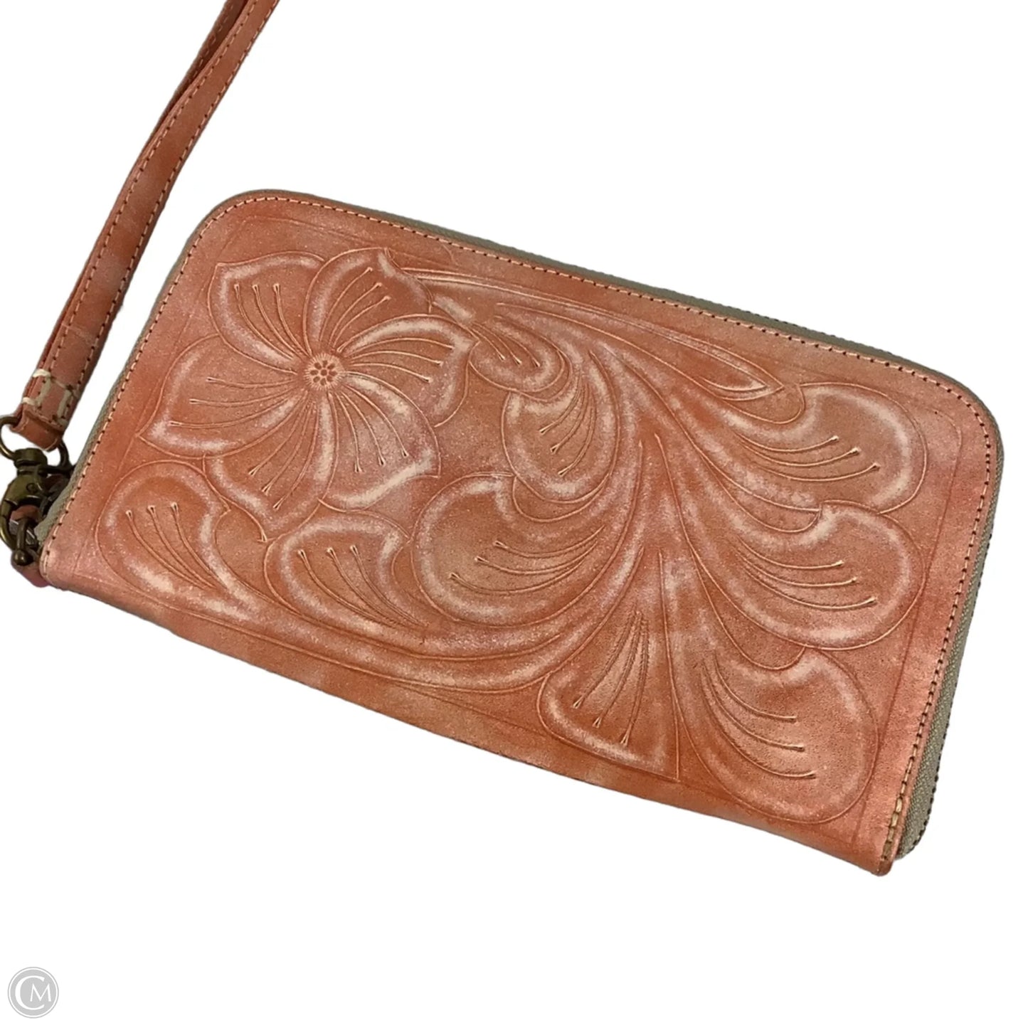 Wristlet Leather By Clothes Mentor, Size: Medium