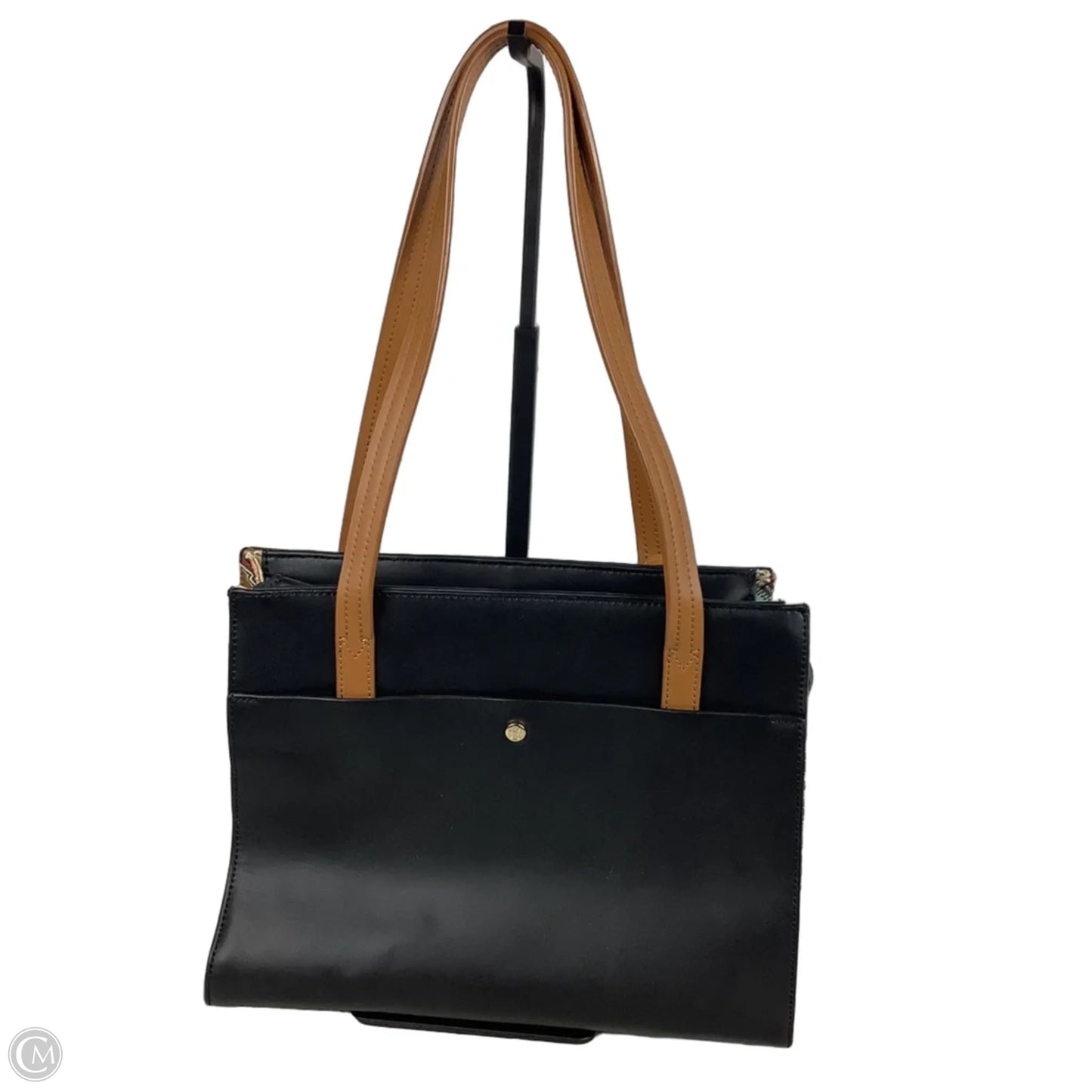 Handbag Leather By Spartina, Size: Medium