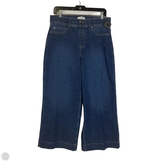 Jeans Wide Leg By Spanx In Blue, Size: L
