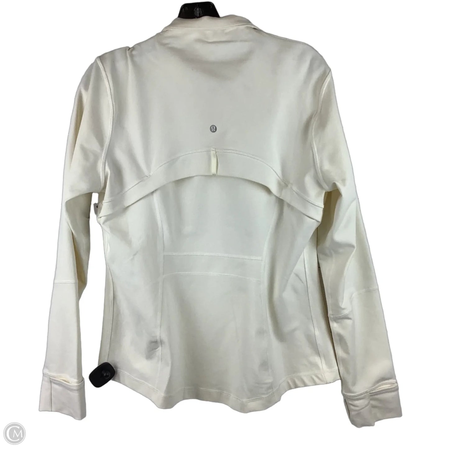 Athletic Jacket By Lululemon In Cream, Size: 14