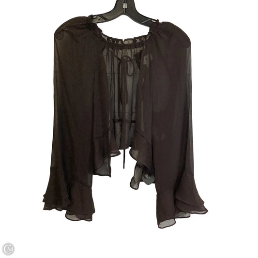 Top Long Sleeve By Socialite In Brown, Size: S