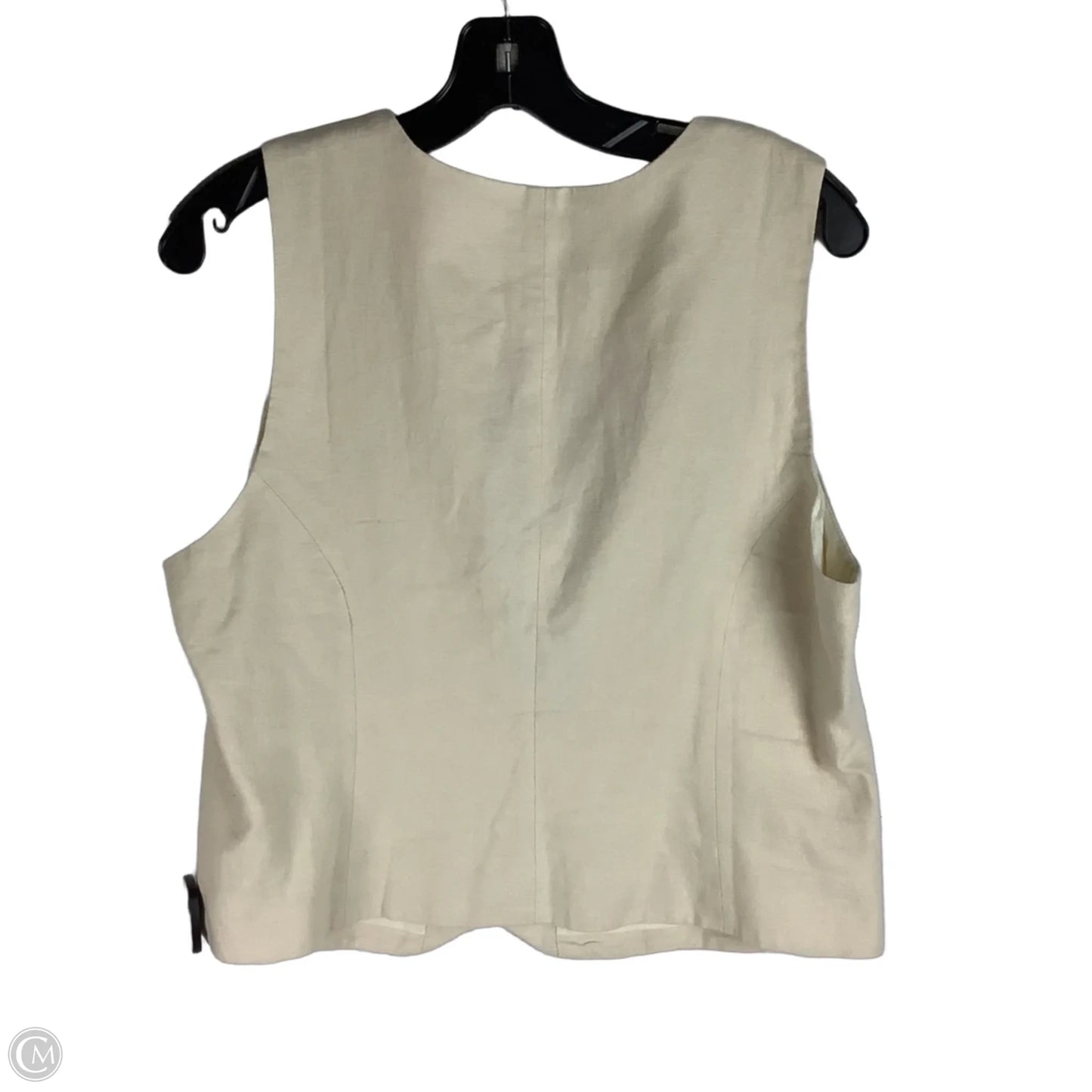 Vest Other By J. Crew In Cream, Size: 14