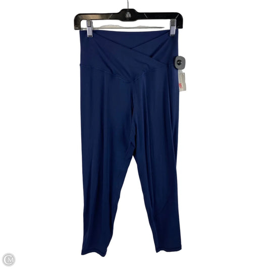 Athletic Leggings Capris By Aerie In Blue, Size: L