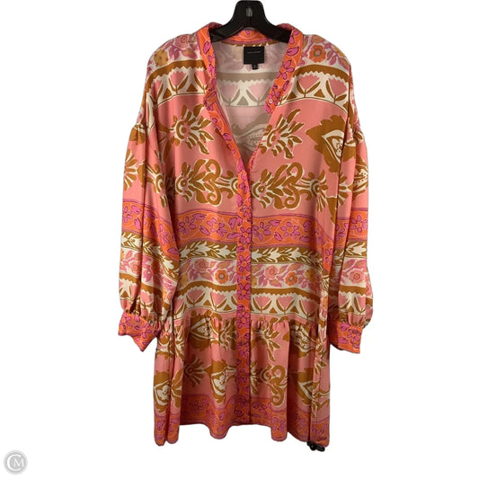 Dress Casual Midi By Alex Marie In Multi-colored, Size: 14