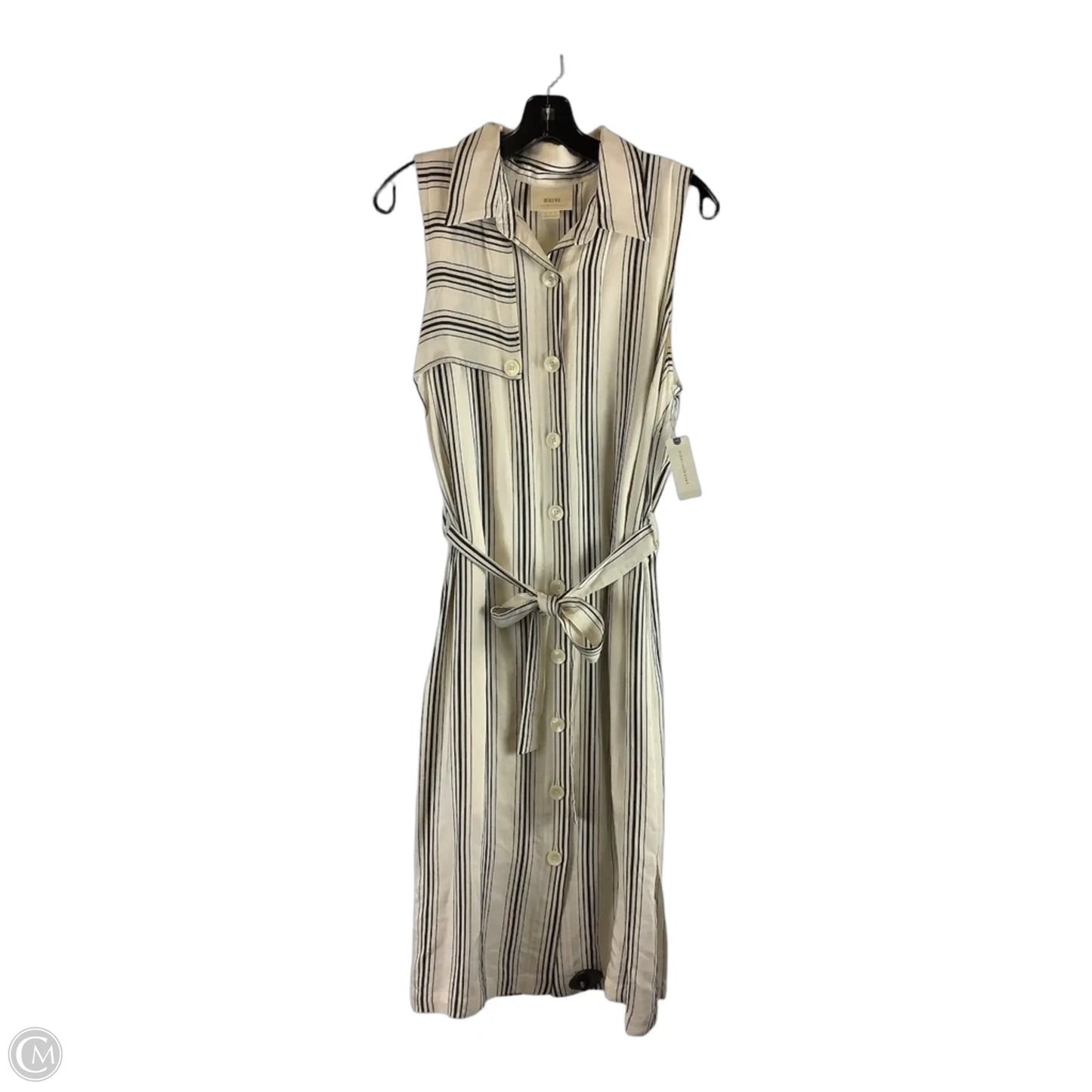 Dress Casual Maxi By Maeve In Striped Pattern, Size: 10