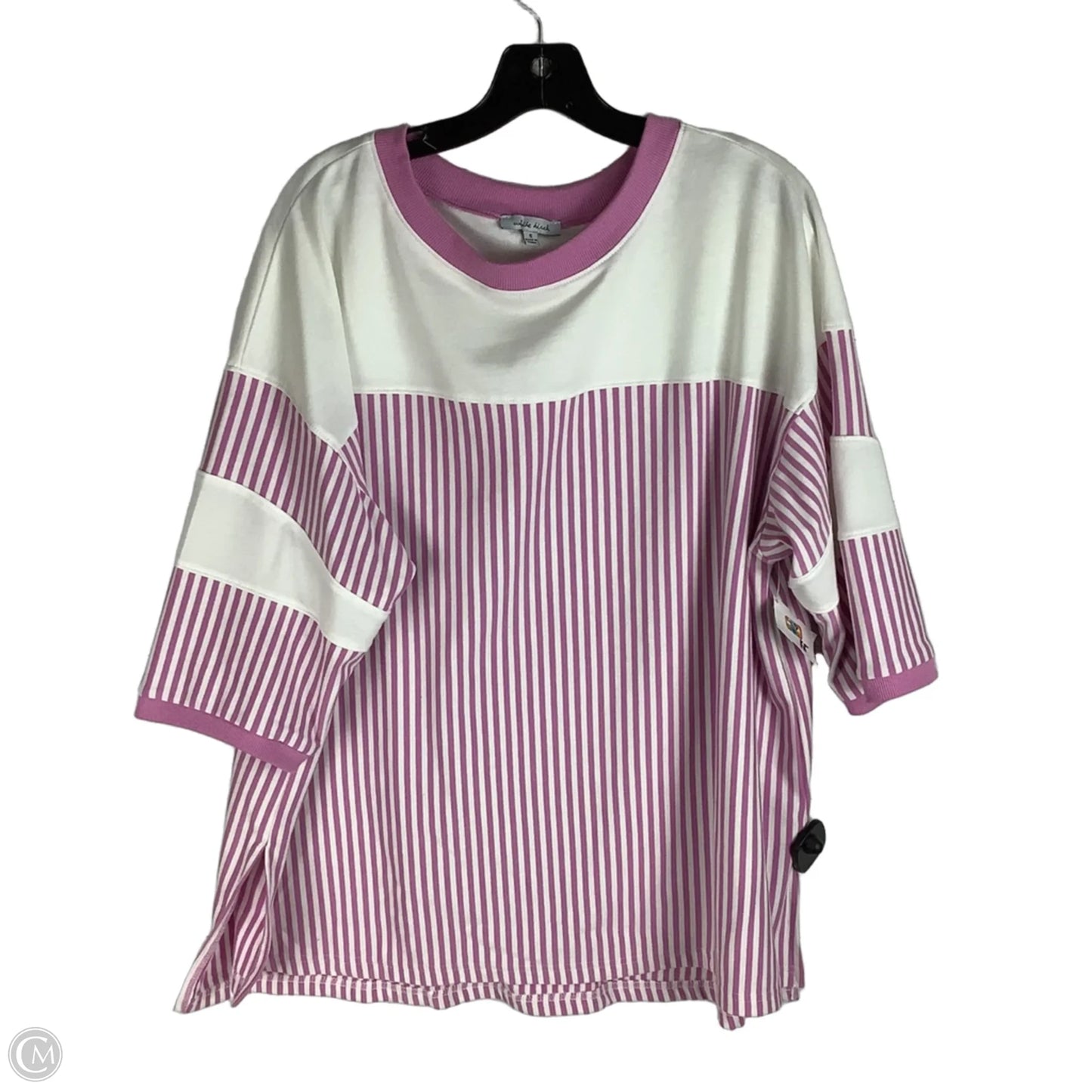 Top Short Sleeve By White Birch In Purple, Size: S