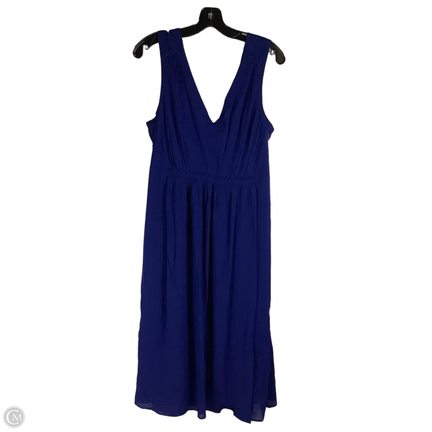 Dress Luxury Designer By Burberry In Navy, Size: 10