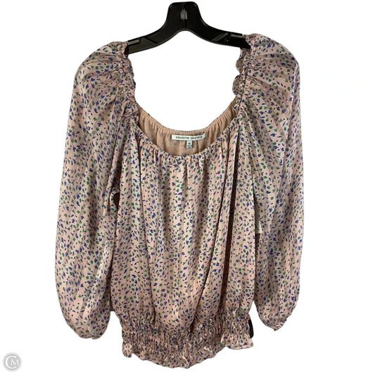 Top Long Sleeve By Collective Concepts In Pink, Size: Xl
