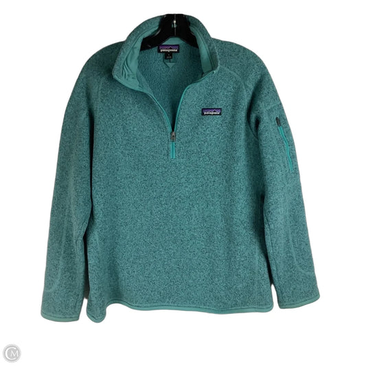 Sweatshirt Crewneck By Patagonia In Teal, Size: L